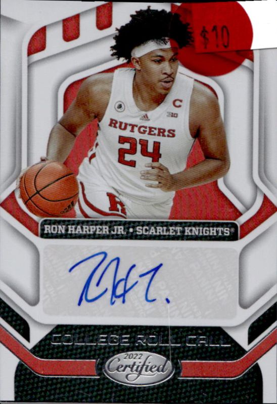 2022 Chronicles Draft Picks #CRC-RHJ College Roll Call Autographs