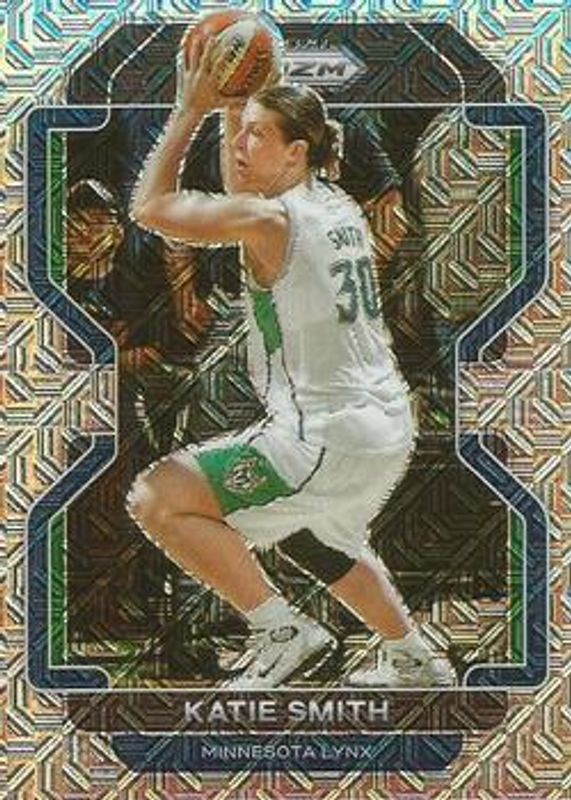 Katie Smith 2022 Prizm WNBA #28 Mojo /25 RAW