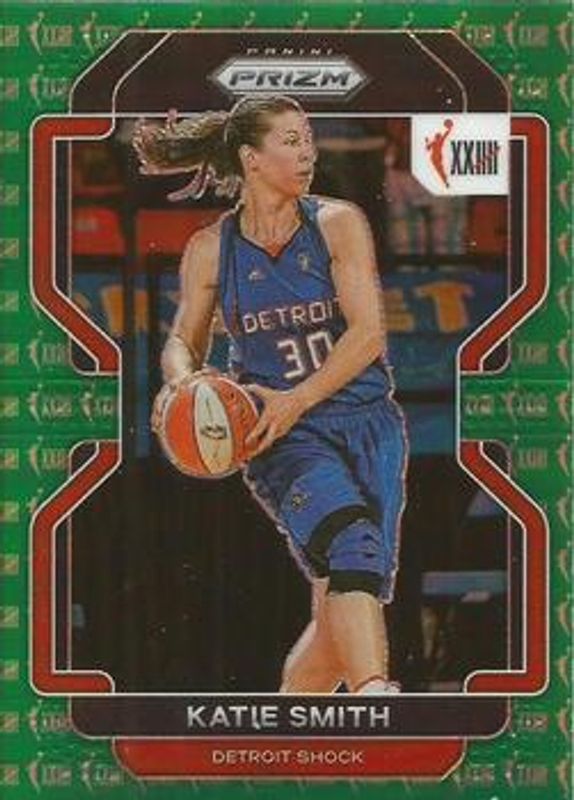 Katie Smith 2022 Prizm WNBA #174 Green RAW