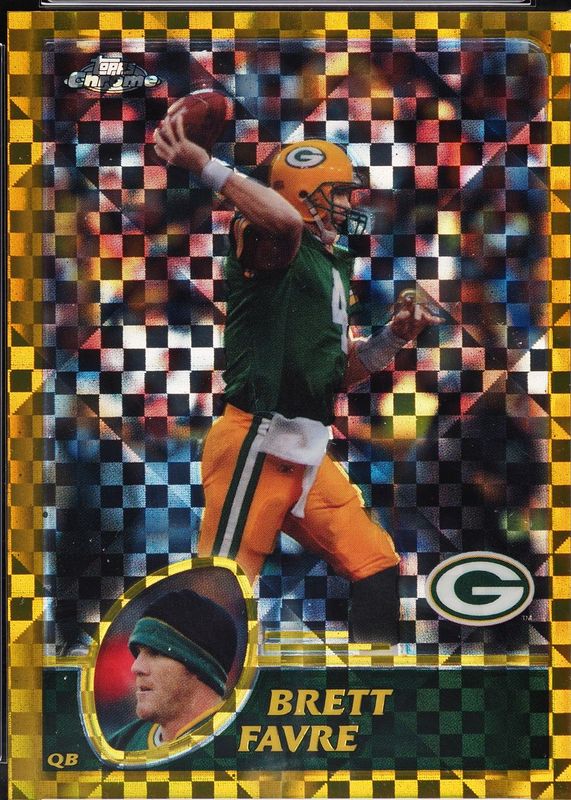 Brett Favre 2003 Topps Chrome #47 Gold X-Fractor /101 BGS 10 PRISTINE