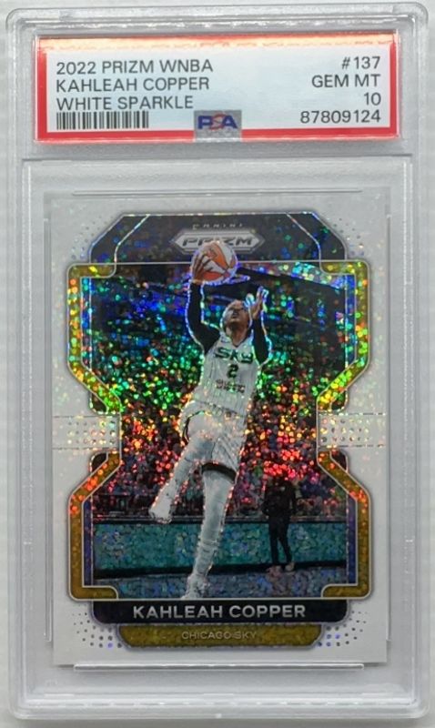 Kahleah Copper 2022 Prizm WNBA #137 White Sparkle RAW