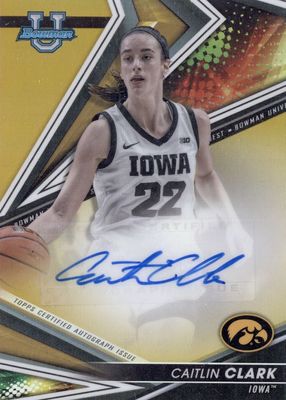 2022 Bowman Best University #BOA-CC Best of 2022 Autographs - Gold Refractor /50