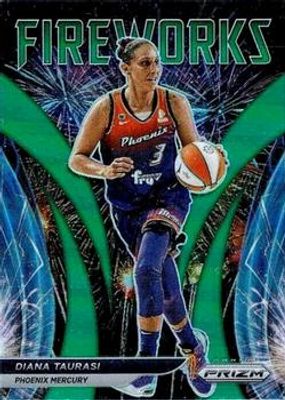 2022 Prizm WNBA #1 Fireworks - Green