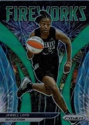 2022 Prizm WNBA #12 Fireworks - Green