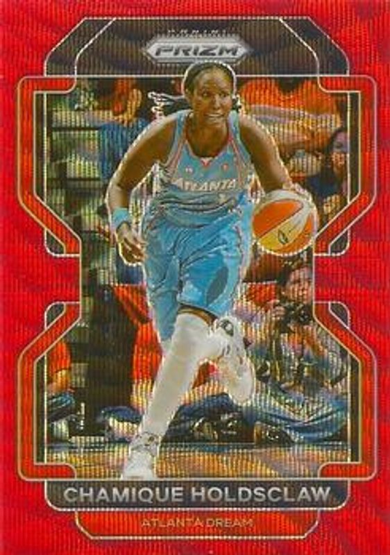 Chamique Holdsclaw 2022 Prizm WNBA #16 Ruby Wave RAW