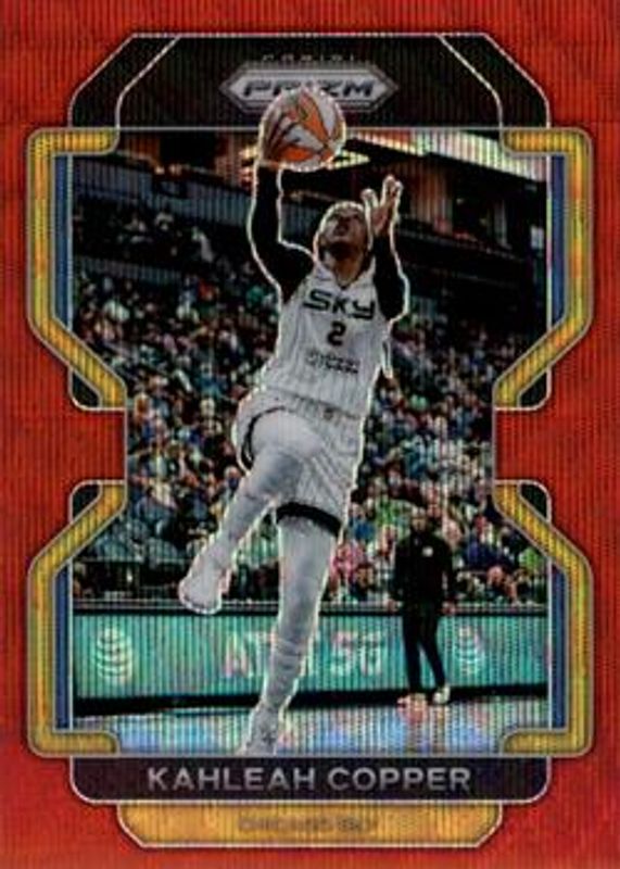 Kahleah Copper 2022 Prizm WNBA #137 Ruby Wave RAW