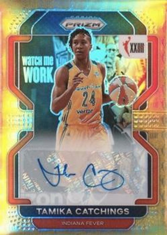 2022 Prizm WNBA #158 W25 Signatures - Gold /10