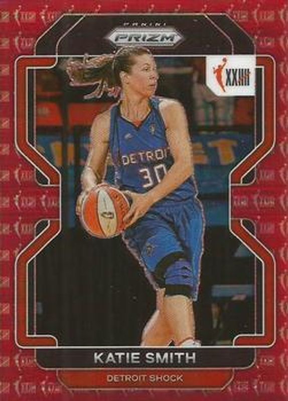 Katie Smith 2022 Prizm WNBA #174 Red /199 RAW