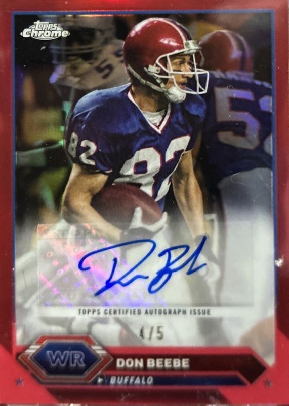 2023 Topps Composite #TCA-DBE Chrome Autographs - Red Refractor /5