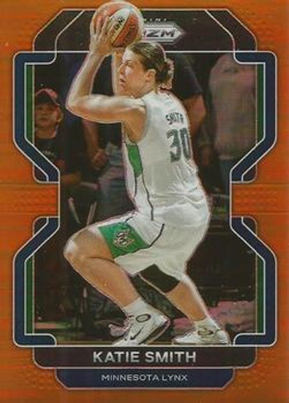 Katie Smith 2022 Prizm WNBA #28 Orange /49 RAW
