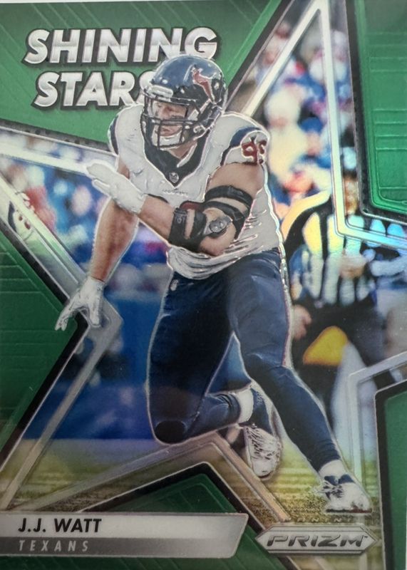 2016 Prizm #25 Shining Stars - Green
