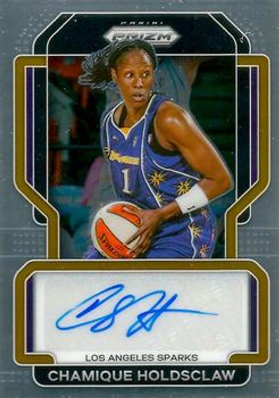 Chamique Holdsclaw 2022 Prizm WNBA #SG-CHC Signatures RAW