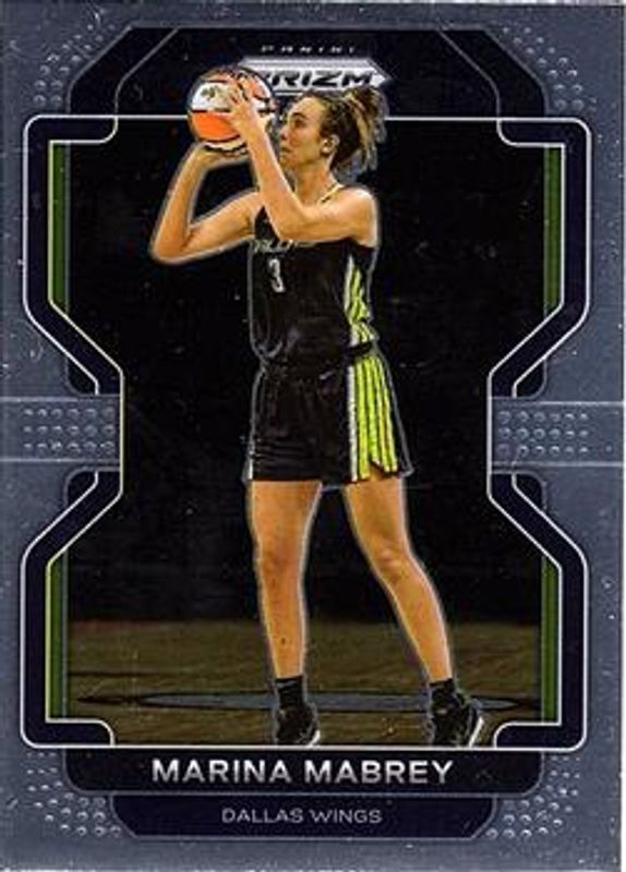 Marina Mabrey 2022 Prizm WNBA #90 Base RAW