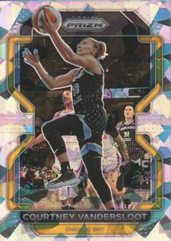 Courtney Vandersloot 2022 Prizm WNBA #103 Ice RAW