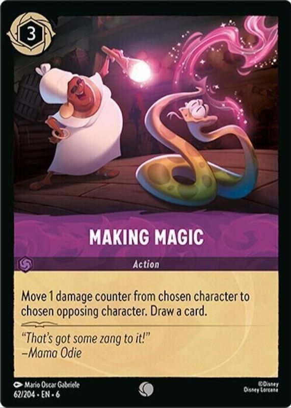 Making Magic 2024 Azurite Sea #62/204 Base RAW TCG (LIGHTLY PLAYED)