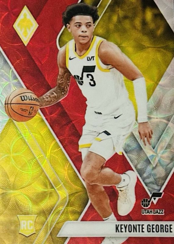 Keyonte George 2023 Phoenix #296 International Red /75 Rookie RAW