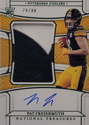 2021 National Treasures #187 Rookie Patch Auto - Green Jersey Number (/88)