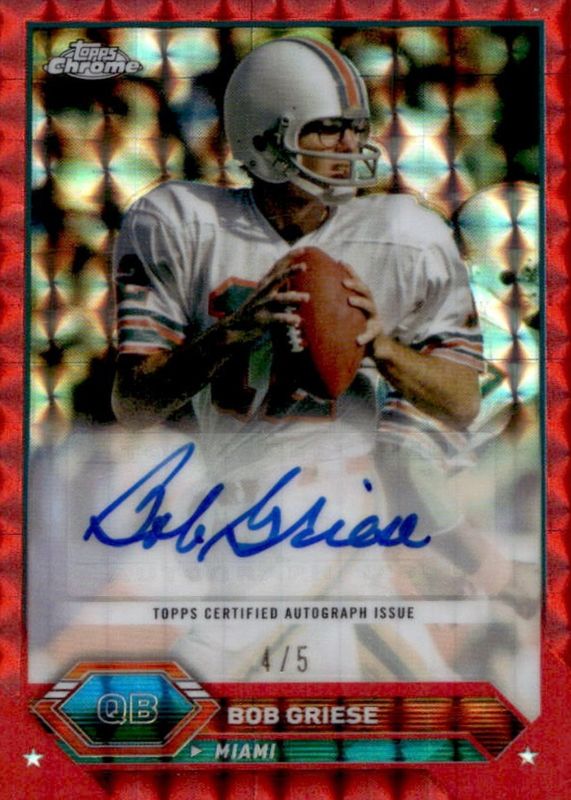2023 Topps Composite #TCA-BG Chrome Autographs - Geometric Red /5