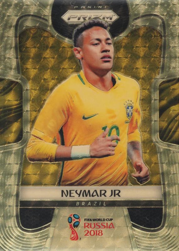 Neymar Jr. 2018 Prizm World Cup #25 Gold Power /5 RAW