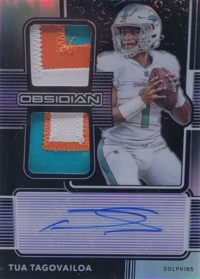 2020 Obsidian #RJI-3 Rookie Jersey Ink - Electric Etch Purple (/40)