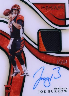 2020 Immaculate #ISP1 Immaculate Rookie Signature Patches - Premium Edition /14