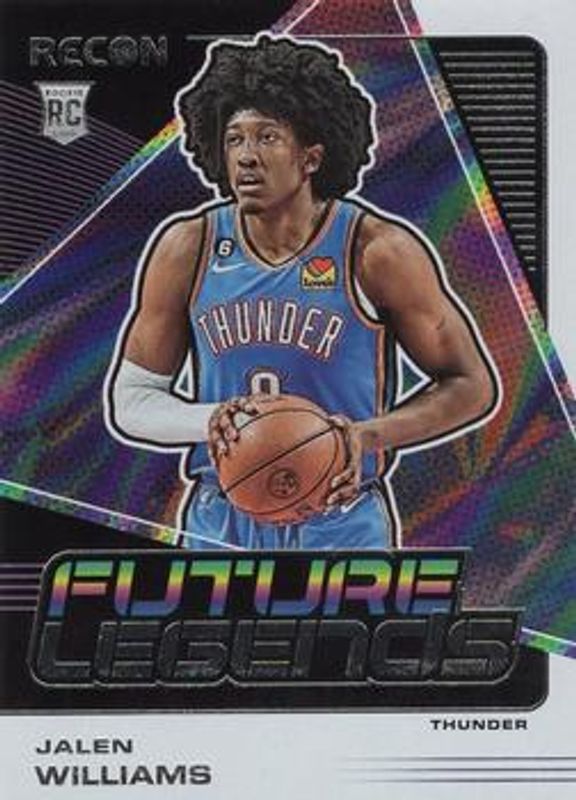 Jalen Williams 2022 Recon #12 Future Legends Rookie RAW