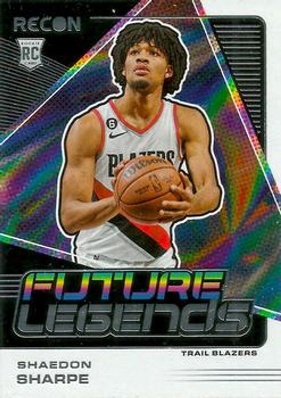 Shaedon Sharpe 2022 Recon #8 Future Legends Rookie RAW