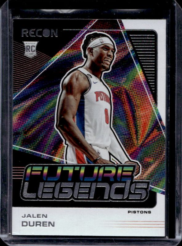 Jalen Duren 2022 Recon #14 Future Legends Rookie RAW