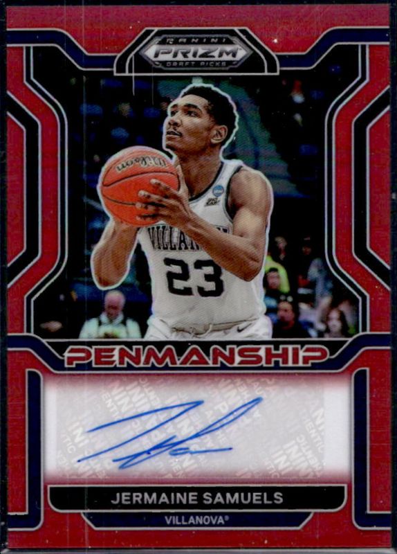 2022 Prizm Draft Picks #CP-JSA College Penmanship - Red /199