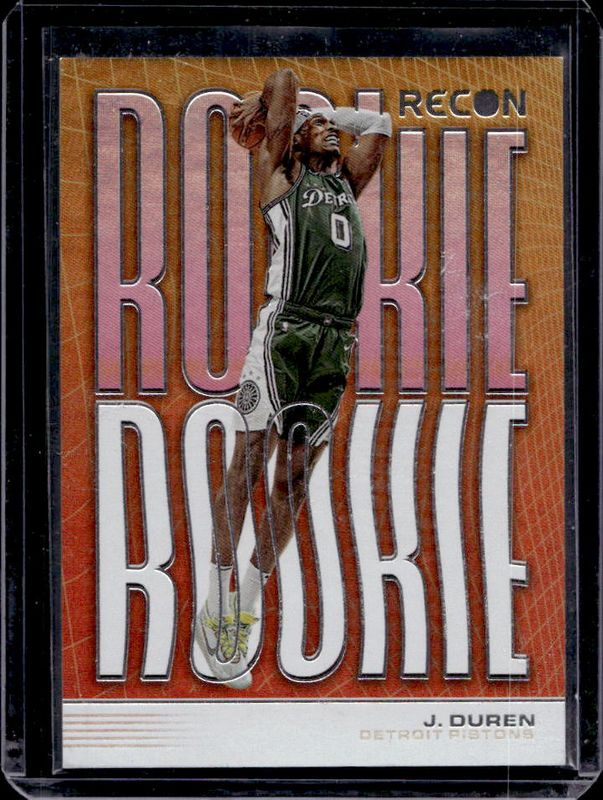 Jalen Duren 2022 Recon #3 Rookie Recon RAW