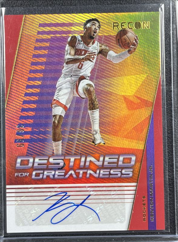 Kenyon Martin 2022 Recon #DSG-KMJ Destined for Greatness Signatures - Red /99 RAW