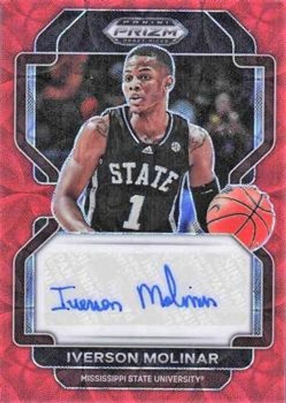 2022 Prizm Draft Picks #DP-IVM Draft Picks Autographs - Choice Red /88