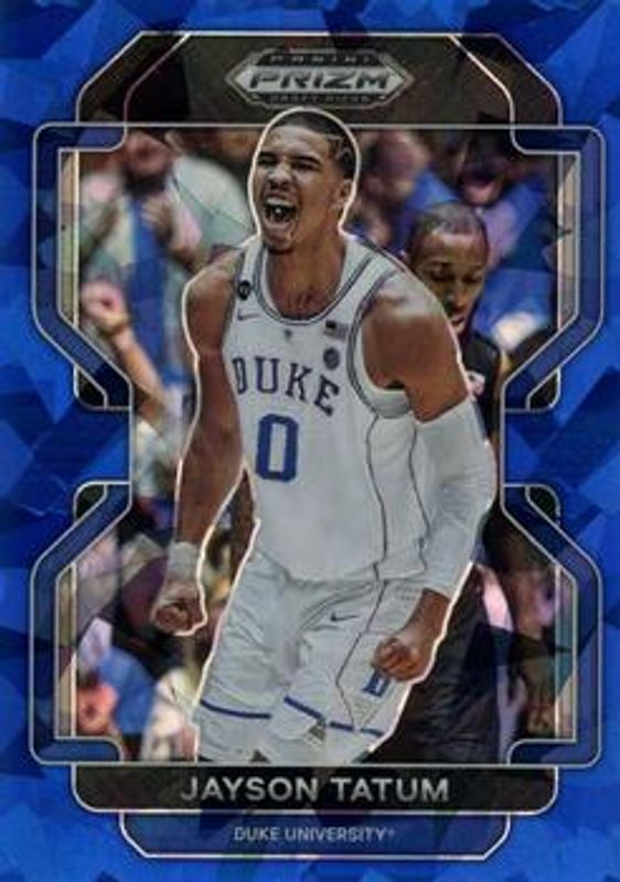 Jayson Tatum 2022 Prizm Draft Picks #23 Blue Ice /99 RAW