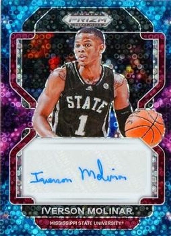 2022 Prizm Draft Picks #DP-IVM Draft Picks Autographs - Nebula Circles /5