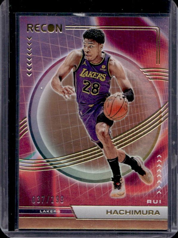 RUI HACHIMURA サイン入りカード 28番 Rui Hachimura 2022 Recon #67 