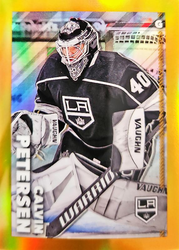 2022 Topps Chrome NHL Sticker Collection #238 Gold Refractor /50
