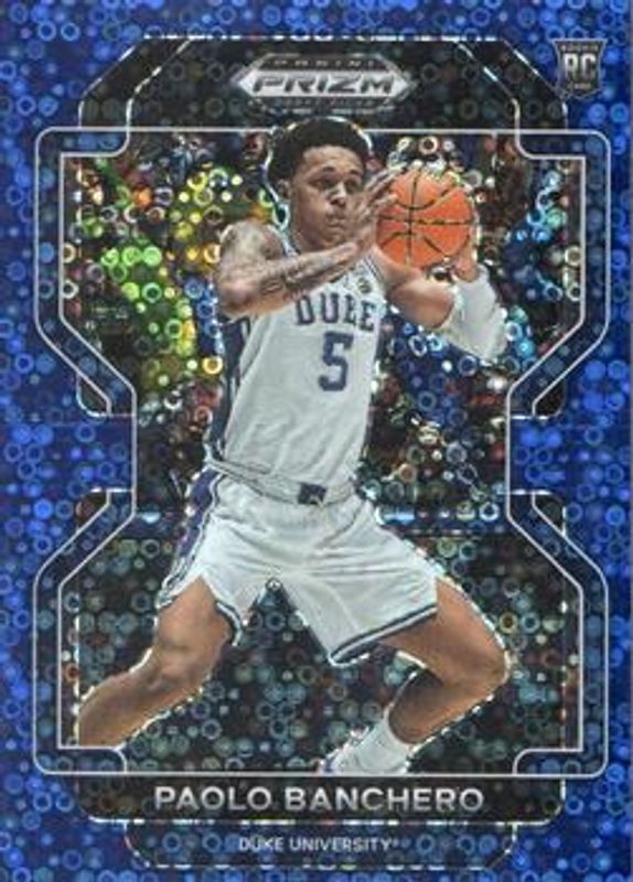 Paolo Banchero 2022 Prizm Draft Picks #52 Blue Circles Rookie RAW