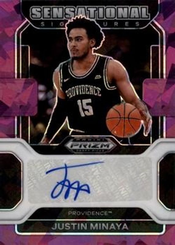 2022 Prizm Draft Picks #SS-JMI Sensational Signatures - Purple Ice /99