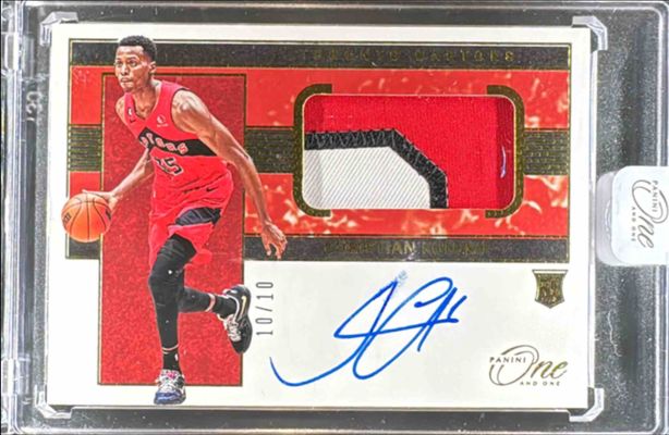 2022 One and One #RJA-CHK Rookie Jersey Autographs - Gold /10