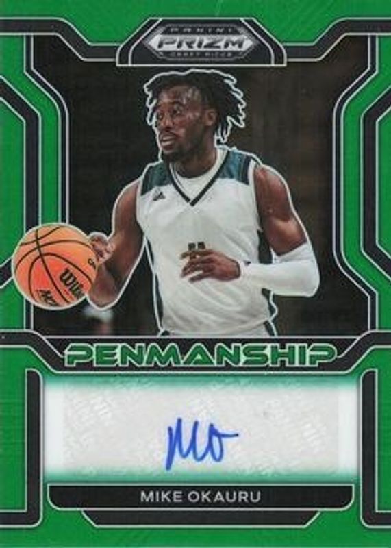 2022 Prizm Draft Picks #CP-MOK College Penmanship - Green