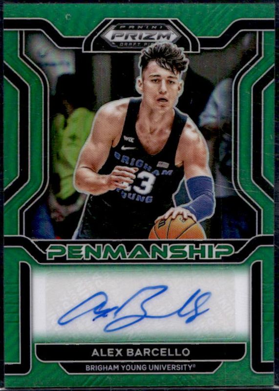 2022 Prizm Draft Picks #CP-ABA College Penmanship - Green