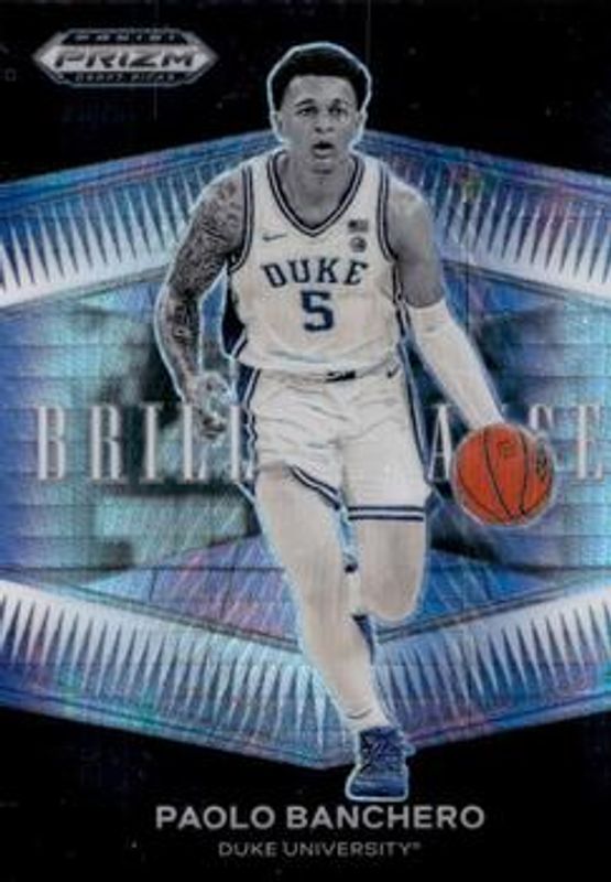 Paolo Banchero 2022 Prizm Draft Picks #BR-PB Brilliance - Hyper Rookie RAW