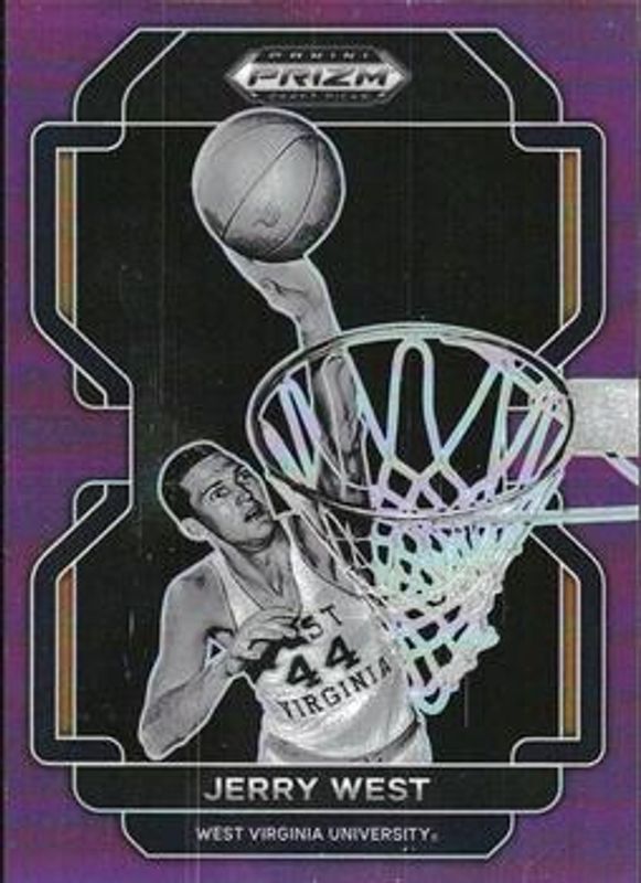 Jerry West 2022 Prizm Draft Picks #24 Purple /75 RAW