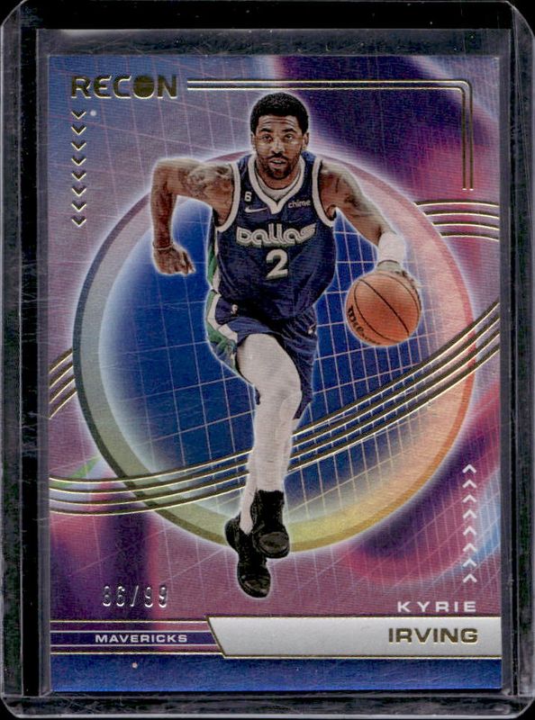 Kyrie Irving 2022 Recon #4 Blue /99 RAW