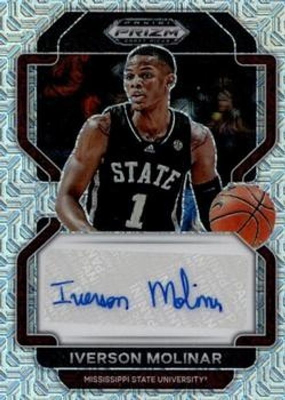 2022 Prizm Draft Picks #DP-IVM Draft Picks Autographs - Mojo /25