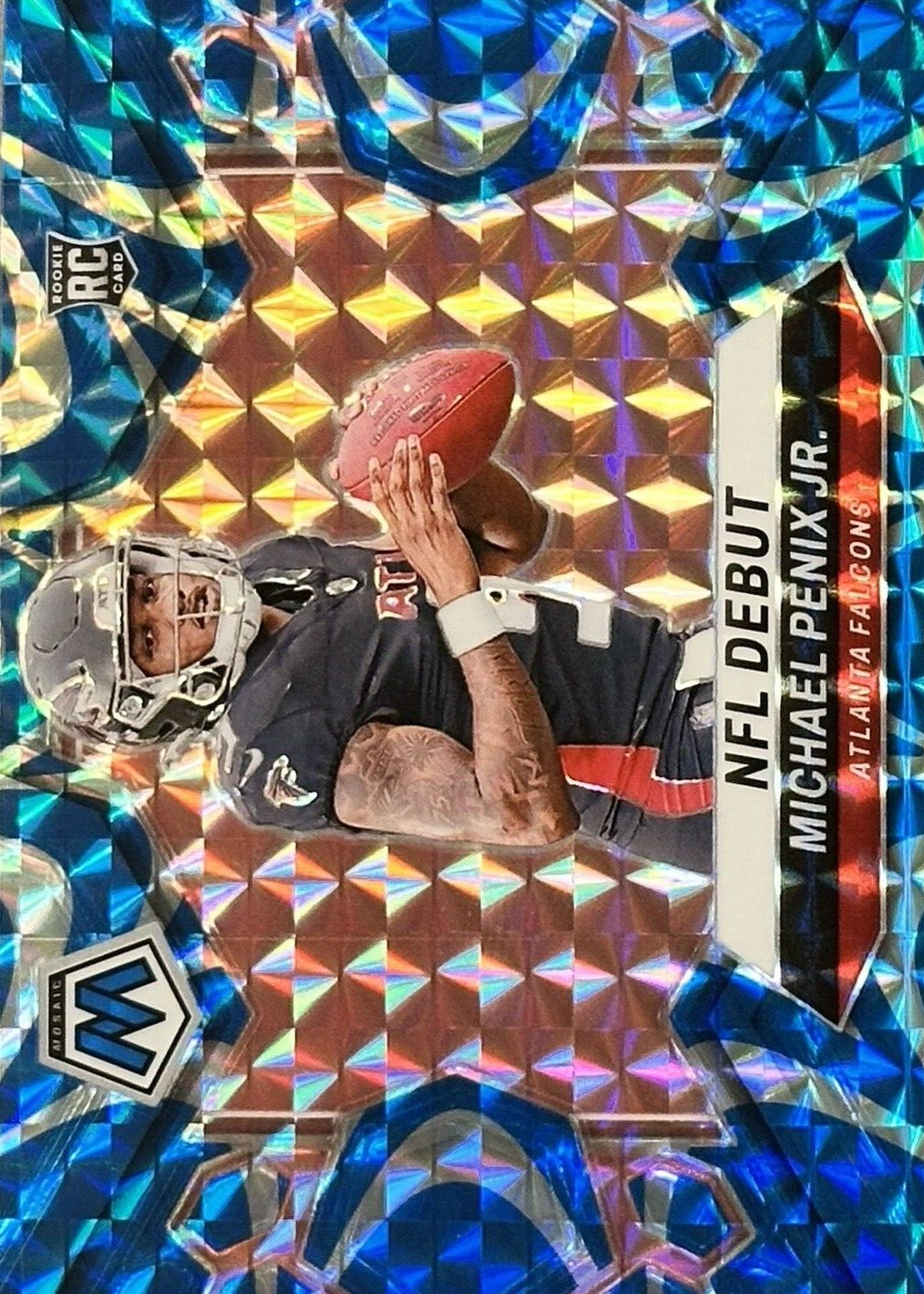 マイプレックス　プルーブ Michael Penix Jr. 2024 Mosaic #274 NFL Debut - Reactive Blue
