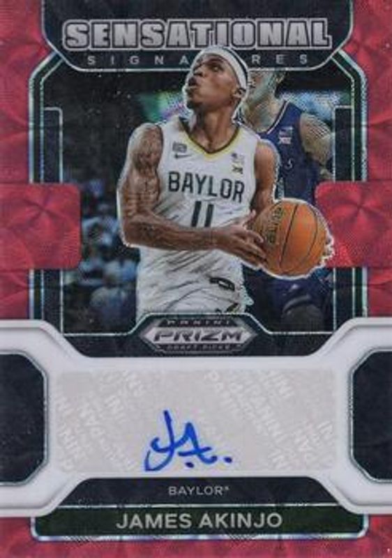 2022 Prizm Draft Picks #SS-JAK Sensational Signatures - Choice Red /88