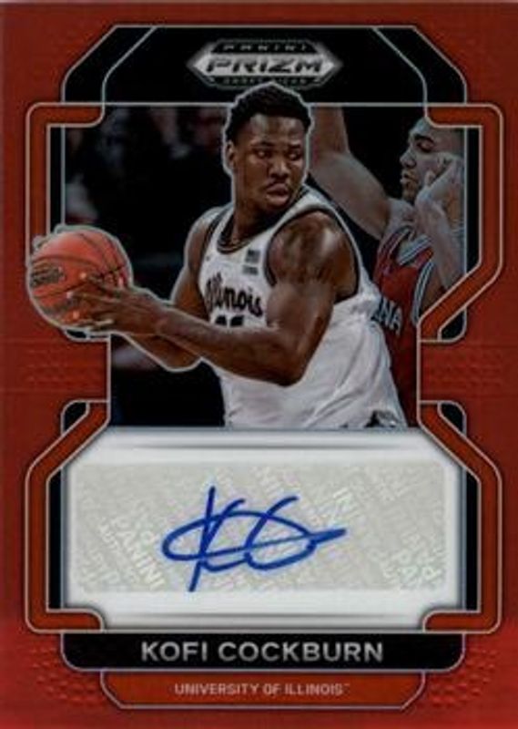 2022 Prizm Draft Picks #DP-KOF Draft Picks Autographs - Red /199