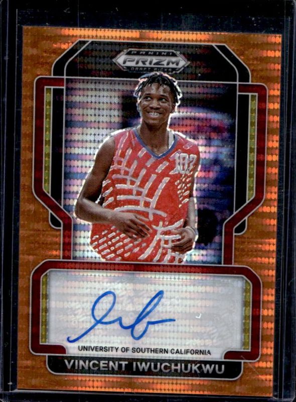 2022 Prizm Draft Picks #FS-VIW Freshman Signatures - Orange Pulsar /49