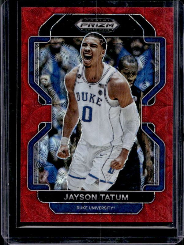 Jayson Tatum 2022 Prizm Draft Picks #23 Choice Red /88 RAW